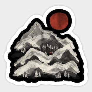 Moon Lake... Sticker